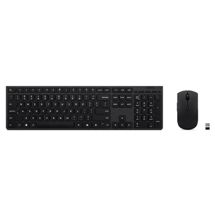 Lenovo Professional Wireless Rechargeable Combo Keyboard and Mouse · Keyboard and Mouse Set · Wireless – nuotrauka 1