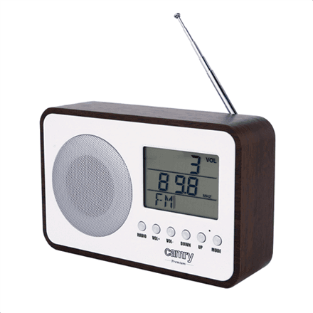 Camry | Digital Radio | CR 1153 | 5 W | White/woden – nuotrauka 1