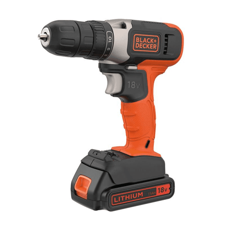 BLACK & DECKER | Cordless Drill Driver | BCD001C1-QW | 18 V | 1.5 Ah | Lithium – image 1