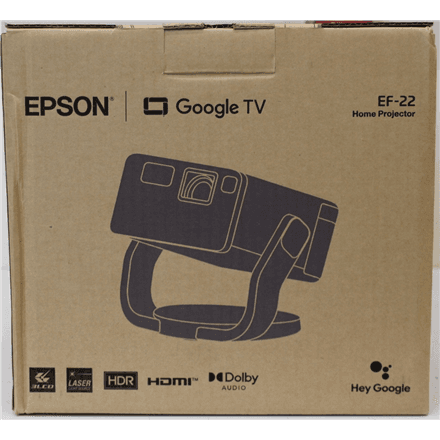 SALE OUT. Epson EF-22B Full HD Projector 1920x1080/1000Lm/16:9/5000000:1, Black · SALE OUT. Epson EF-22B · Full HD (1920x1080) – image 1