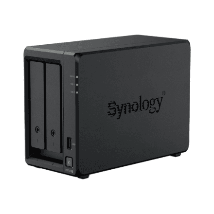 Synology DiskStation | DS725+ | AMD Ryzen | R1600 | 4 GB | DDR4 | Black – image 1