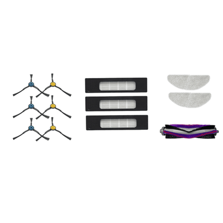 Midea | Spare Parts Kit: 6x Side Brush, 1x Main Brush, 3x HEPA Filter, 2x Mopping Cloth for M7Pro/S8+ – image 1
