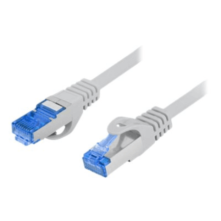 Lanberg | Patchcord Cat.6A S/FTP LSZH CCA | PCF6A-10CC-0500-S | 5 m | Grey – nuotrauka 1