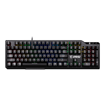 MSI | VIGOR GK41 LR | Gaming keyboard | Wired | US | Black – image 1