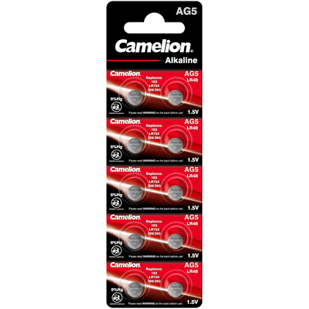 Camelion AG5/LR754/393/193 | Alkaline | 10 pc(s) – nuotrauka 1