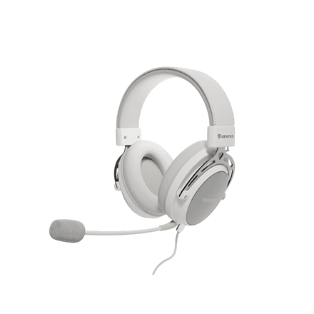 Genesis | Gaming Headset | Toron 301 | Wired | Over-Ear | Microphone | White – nuotrauka 1