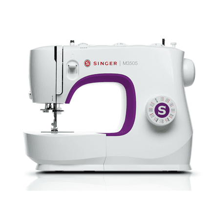 Singer | Sewing Machine | M3505 | Number of stitches 32 | Number of buttonholes 1 | White – image 1