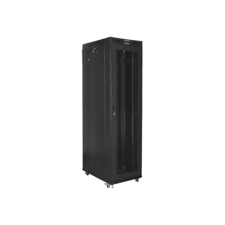 Lanberg Rack cabinet 19" free-standing 47U/800x1000 (flat pack) with mesh door, LCD – nuotrauka 1