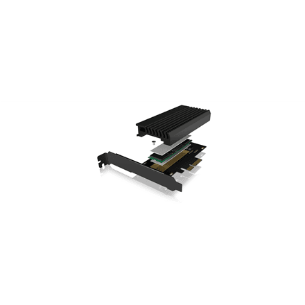 Raidsonic | ICY BOX | PCIe card with M.2 M-Key socket for one M.2 NVMe SSD – image 1