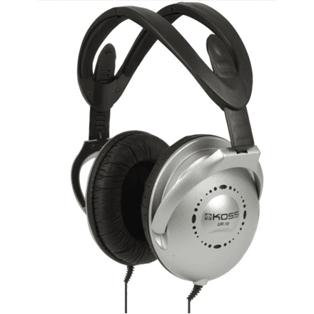 Koss | Headphones | UR18 | Wired | On-Ear | Silver | Noise canceling – nuotrauka 1