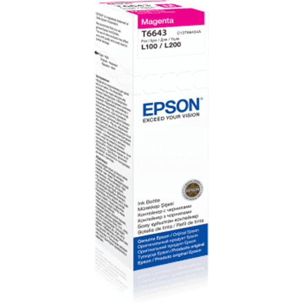 Epson T6643 Ink bottle 70ml | Ink Cartridge | Magenta – nuotrauka 1