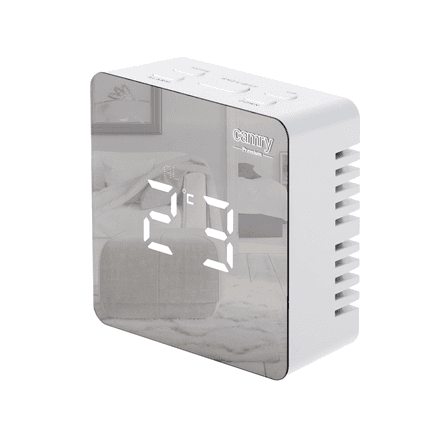 Camry | Alarm Clock | CR 1150w | Alarm function | White – image 1