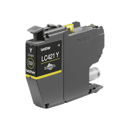 Brother LC421Y Ink Cartridge Yellow | Brother LC421Y | Ink cartridge | Yellow – image 1