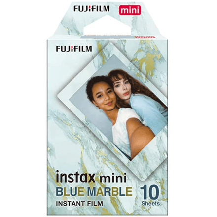 Fujifilm | Instax Mini Blue Marble (10pl) Instant Film | 54 x 86 mm – nuotrauka 1