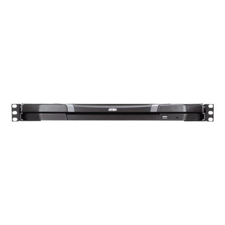 Aten | 1U Ultra Short Depth Dual Rail WideScreen LCD Console (USB/HDMI/DVI/VGA) – image 1