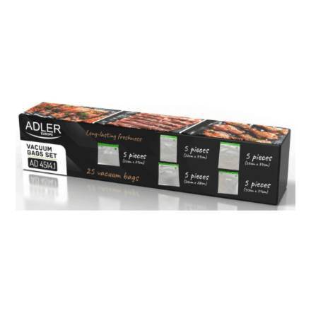 Adler AD 4514.1 Vacuum bags set, White | Adler – nuotrauka 1