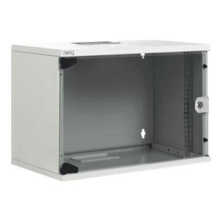 Digitus | Wall Mounting Cabinet, SOHO, Unmounted | DN-19 12-U-S-1 | 54 x 40 cm | Grey – image 1