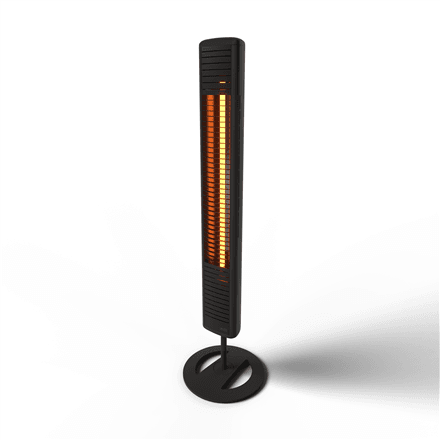 Mill | Outdoor Heater | OH2000ULGPFLOOR | Patio heater | 2000 W | Black | IP65 – nuotrauka 1
