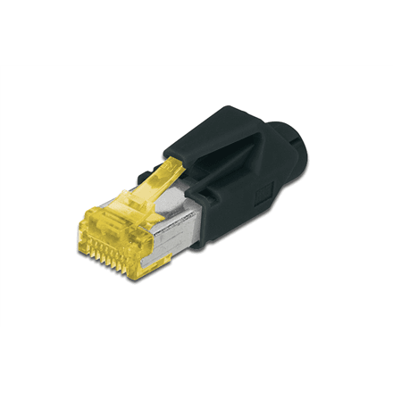 A-MO6A 8/8 HRS | AT 6A modular RJ45 Plug, Hirose TM31 8P8C, shielded, for round cable, incl. hood – nuotrauka 1
