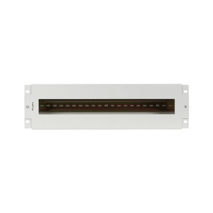Lanberg 19" 3U Voltage Distrubution Panel with Din Rail TS-35 | Grey – image 1