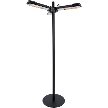 SUNRED | Heater | PH10, Bright Parasol | Infrared | 2000 W | Black/Silver | IP34 – image 1