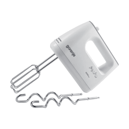 Gorenje | Mixer | M420CW | Hand Mixer | 450 W | Number of speeds 5 | Turbo mode | White – image 1