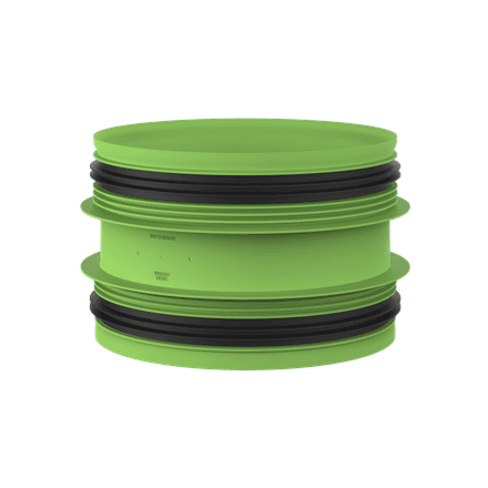 DUCO Connection Piece with Joint D180/D180 (M/M) – nuotrauka 1