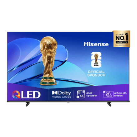 Hisense QLED TV | 75E7Q | 75 | Smart TV | VIDAA | 4K UHD | Black – image 1