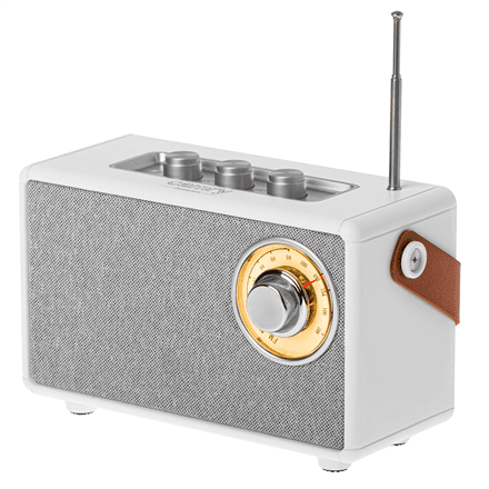 Camry | Speaker with radio | CR 1902 W | White | Wireless connection – image 1