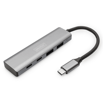 Digitus | USB-C 4 Port HUB 2x USB-A + 2x USB-C Gen2 | DA-70245 | USB-C Hub – nuotrauka 1