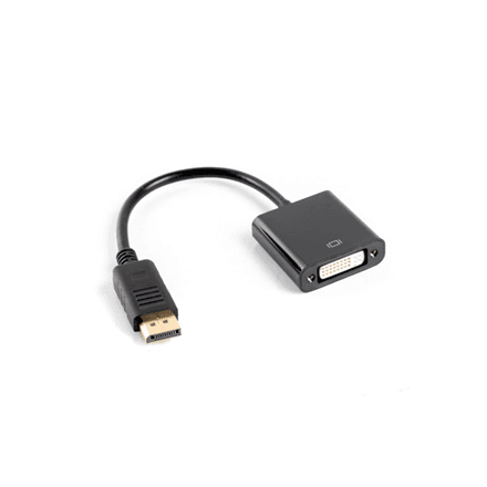 Lanberg Adapter Dual Link DisplayPort 1.2 to DVI-I | AD-0007-BK – image 1