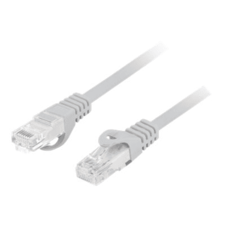 Lanberg | Patchcord Cat.6 UTP LSZH CU | PCU6-10CU-0100-S | 1 m | Grey – image 1