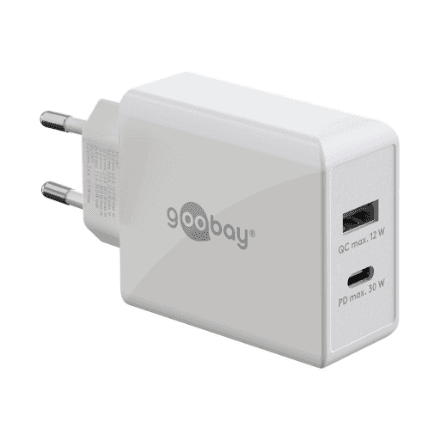 Goobay | Dual USB-C PD Fast Charger (30 W) | 61674 – image 1