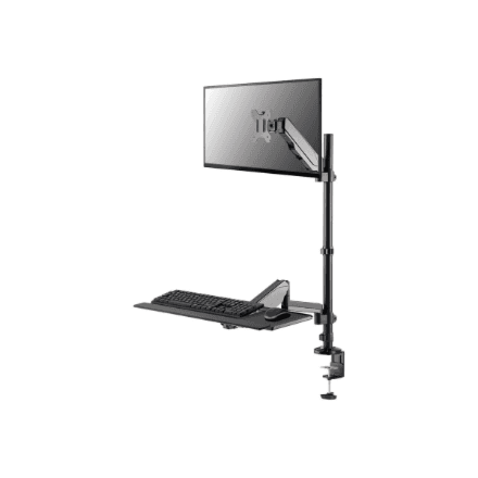 Neomounts Desk Mount DS90-325BL1 Sit-stand workstation desk – image 1