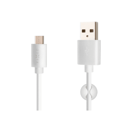 Fixed | Data And Charging Cable With USB/USB-C Connectors | White – nuotrauka 1