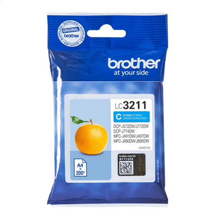 Brother LC3211C | Inkjet cartridge | Cyan – nuotrauka 1