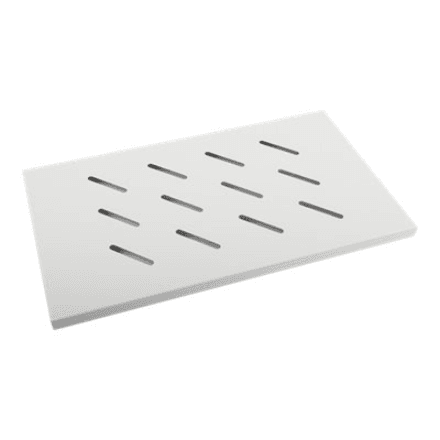 Lanberg 19" fixed shelf 1U/486x270mm, max load capacity up to 120kg | AK-1001-S | Grey – image 1
