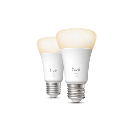 Philips Hue W 1100 A60 2P EU | E27 | 9.5 W | Soft white light | Bluetooth and Zigbee – image 1