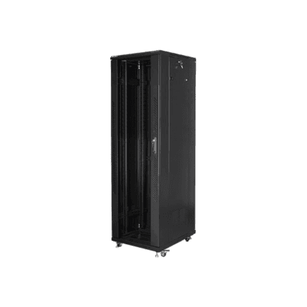 Lanberg Rack cabinet 19" free-standing 42U/600x1000 (flat pack) with mesh door lCD V2 – image 1