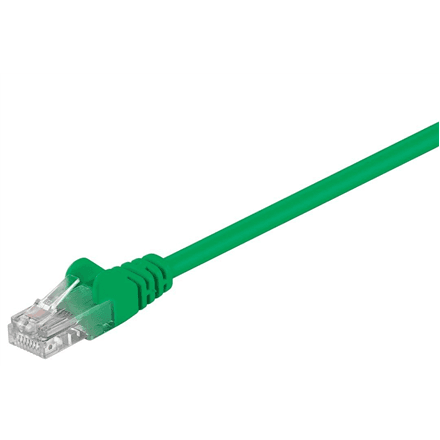 Goobay | 68368 CAT 5e patch cable, U/UTP, Green, 3 m – nuotrauka 1