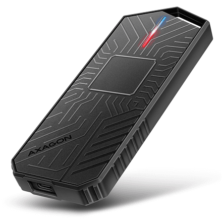 AXAGON USB-C 10Gbps - M.2 NVMe and SATA SSD GAME M.2 box | EEM2-GAM – nuotrauka 1