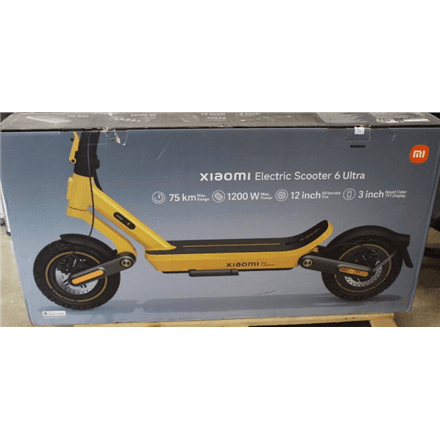 SALE OUT. Xiaomi Electric Scooter 6 Ultra GL · Xiaomi 24 month(s) · USED, DIRTY AND SCRATCHED ONE SIDE – image 1
