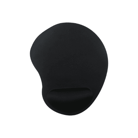 Gembird | Mouse Pad with Soft Wrist Support | MP-ERGO-01 | 240 x 200 x 4 mm | Black – image 1