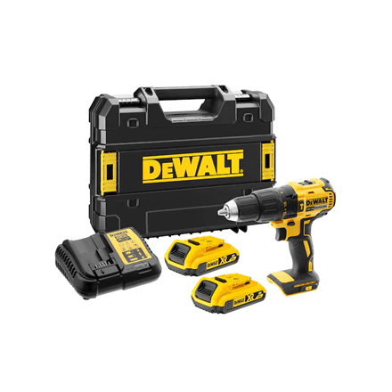 DEWALT | 18V XR Brushless Hammer Drill Driver - 2 X 2Ah Batteries | DCD778D2T-QW | 340 W – image 1