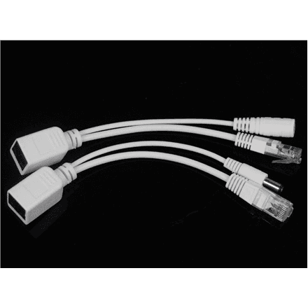 Cablexpert | PP12-POE-0.15M-W | 0.15 m | White | UTP passive PoE adapter kit – nuotrauka 1