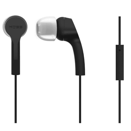 Koss | Headphones | KEB9iK | Wired | In-ear | Microphone | Black – image 1
