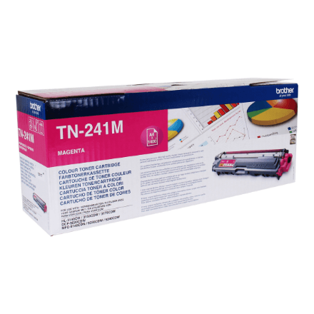 Brother TN-241M | Toner Cartridge | Magenta – nuotrauka 1
