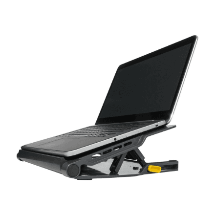 Targus Stand | Chill Mat with 4 USB-A Port Hub - for up to 16-inch Laptops | Black/Grey – nuotrauka 1