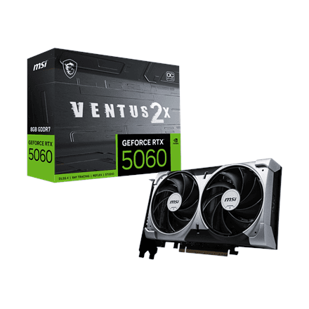 MSI GeForce RTX 5060 8G VENTUS 2X OC · NVIDIA · 8 GB – nuotrauka 1