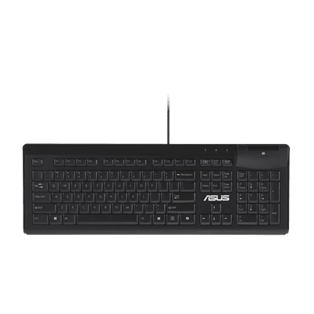Asus KU100 | Smart Card Keyboard | Wired | US | Black – image 1